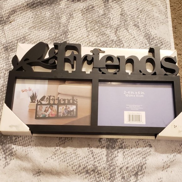 Source Unknown Other - "Friends" Decor Frame, NWT, Black Friends decoration picture frames
